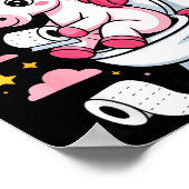 I'm Not A Good Wiper Unicorn Bathroom Humor Funny  ポスター (角)