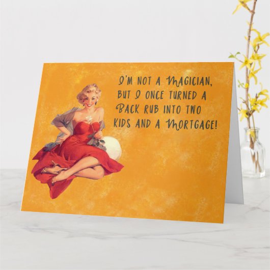 I'm Not A Magician カード (黄色い花)