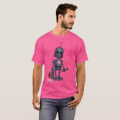 I'M Not A Robot Grey With Computer Internet Tシャツ (正面フル)