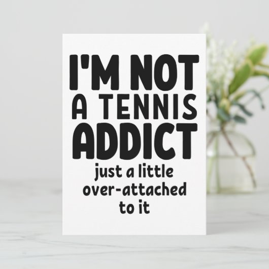 I'm not a tennis addict. カード (スタンド正面)