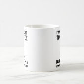 I'm not addicted to coffee コーヒーマグカップ (中央)