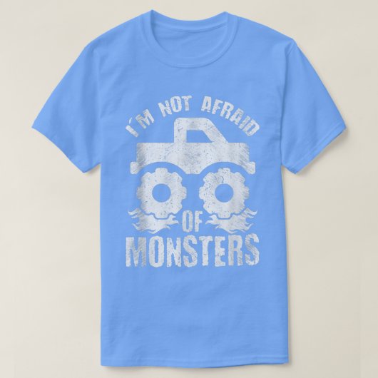I'm Not Afraid of Monsters Monster Truck Rally  Tシャツ (デザイン正面)