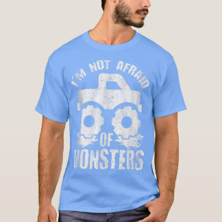 I'm Not Afraid of Monsters Monster Truck Rally  Tシャツ