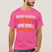 I'M Not Always Grumpy Sometimes I Hang Glide Hang  Tシャツ (正面)