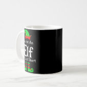 I'm Not An Elf Im Just Short Funny Christmas Match コーヒーマグカップ (正面左)