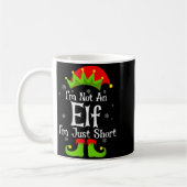 I'm Not An Elf Im Just Short Funny Christmas Match コーヒーマグカップ (左)