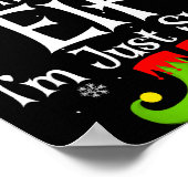 I'm Not An Elf Im Just Short Funny Christmas Match ポスター (角)