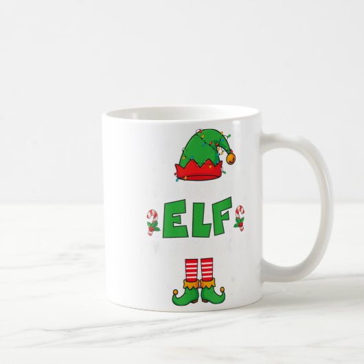 I'm Not An Elf I'm Just Short Funny Christmas Men  コーヒーマグカップ (右)