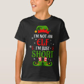 I'm Not An Elf I'm Just Short Merry Christmas Elf Tシャツ (正面)
