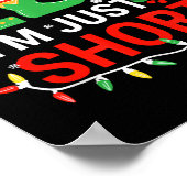 I'm Not An Elf I'm Just Short Shirt Men Women Chri ポスター (角)