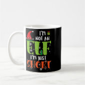 Im Not An Elf Just Short Fun Christmas Xmas Men Wo コーヒーマグカップ (左)