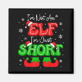 Im Not An Elf Just Short Funny Christmas Xmas Men  マグネット (正面)