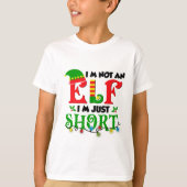 Im Not An Elf Just Short Funny Christmas Xmas Men  Tシャツ (正面)
