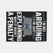 I'm Not Arguing I'm Just Explaining Why It Wasn't  フリースブランケット (正面(横))