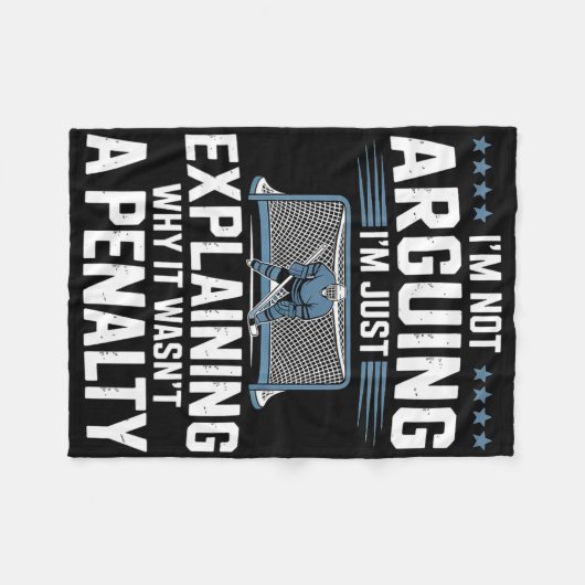 I'm Not Arguing I'm Just Explaining Why It Wasn't  フリースブランケット (正面(横))