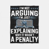 I'm Not Arguing I'm Just Explaining Why It Wasn't フリースブランケット (正面)