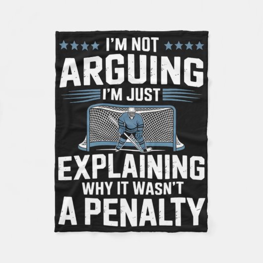 I'm Not Arguing I'm Just Explaining Why It Wasn't  フリースブランケット (正面)