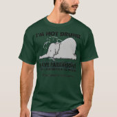Im Not Drunk I Have Parkinsons Elephant Tee Tシャツ (正面)