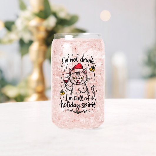 I'm Not Drunk I'm Full of Holiday Spirit ガラス缶 (インサイチュ (ウェディング))
