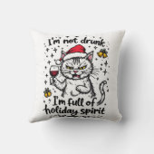 I'm Not Drunk I'm Full of Holiday Spirit  クッション (裏面)
