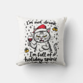 I'm Not Drunk I'm Full of Holiday Spirit  クッション (正面)