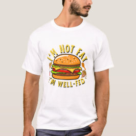 I'm not fat, I'm well fed Tシャツ