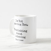 I'm Not Ignoring You, I'm thinking about Gardening コーヒーマグカップ (正面左)