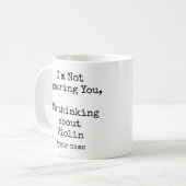 I'm Not Ignoring You, I'm thinking about Violin コーヒーマグカップ (正面左)