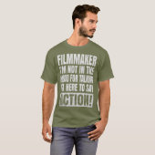 Im Not In The Mood For Talking - Filmmaker Funny Tシャツ (正面フル)
