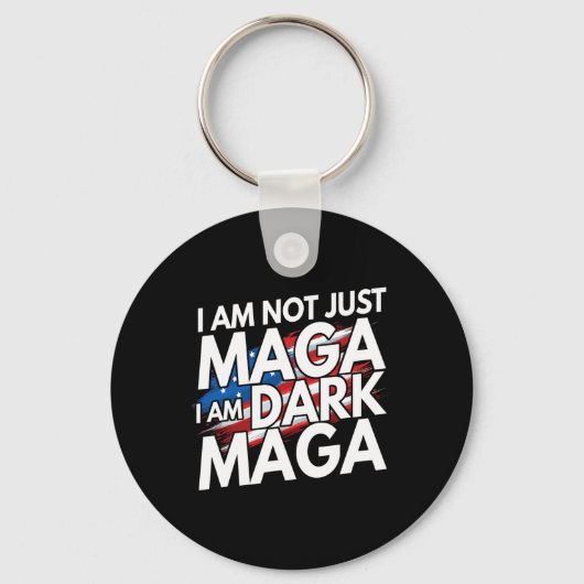 I'm Not Just Mega I'm Dark Mega Trump 2024 Electio キーホルダー (正面)