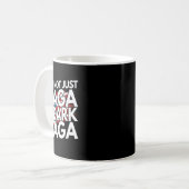 I'm Not Just Mega I'm Dark Mega Trump Elections コーヒーマグカップ (正面左)