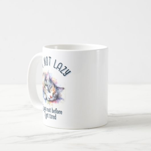 Im not lazy コーヒーマグカップ (正面左)