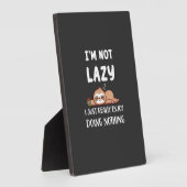 I'm Not Lazy I Just Really Enjoy Doing Nothing Cof フォトプラーク (側面)