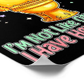 Im Not Like Other Girls I Have Hemorrhoids Toilet ポスター (角)