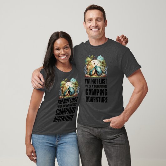 Im Not Lost Im On a Spontaneous Camping family Tシャツ (ユニセックス)