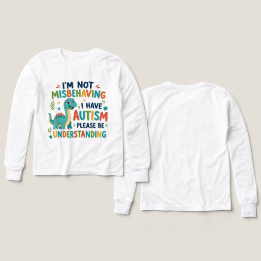 I'm not misbehaving I have autism (デザイン 正面&背面)