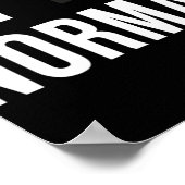 I'm Not Normal Uni-adults Black Modern Funny Casua ポスター (角)