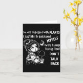 I'm Not Obsessed With Plants I Just Like To Surrou カード (黄色い花)