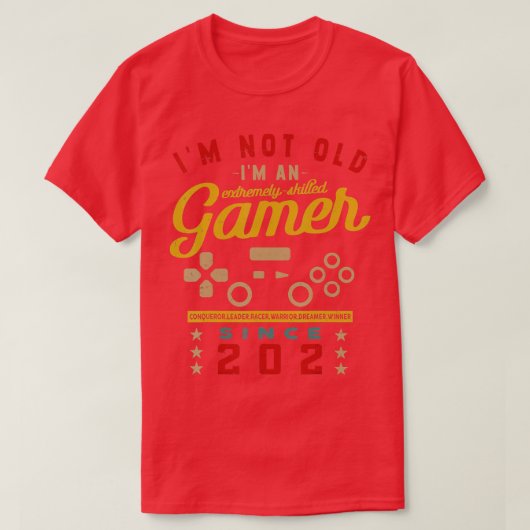 Im Not Old Im A熟練した2024VideogameGaming Tシャツ (デザイン正面)