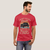 IM Not Old Im A Born In November 1969 Car funny Tシャツ (正面フル)