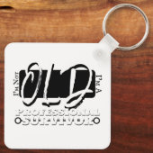 I'm Not Old, I'm A Professional Survivor キーホルダー (裏面)