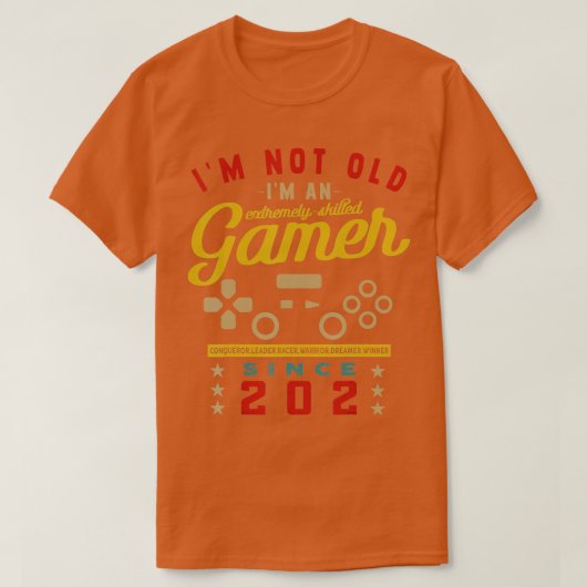 Im Not Old Im A Skilled 2024VideogameGaming 1  Tシャツ (デザイン正面)