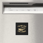 Im Not Old Im Clicカーおもしろいグラフィック – Men And Wom マグネット (インサイチュ (食洗機))