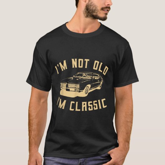 Im Not Old Im Clicカーおもしろいグラフィック – Men And Wom Tシャツ (正面)