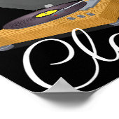 I'm Not Old I'm Clic Funny Vinyl Record Player Men ポスター (角)