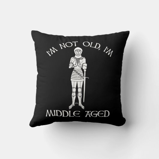I'm Not Old - I'm Middle Aged クッション (裏面)