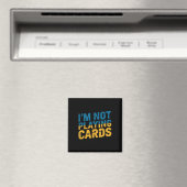 I'm Not Playing Cards Zelensky Words 2025 Ukraine  マグネット (インサイチュ (食洗機))