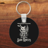 I'm Not Procrastinating I'm Doing Side Quests Rpg  キーホルダー (正面)