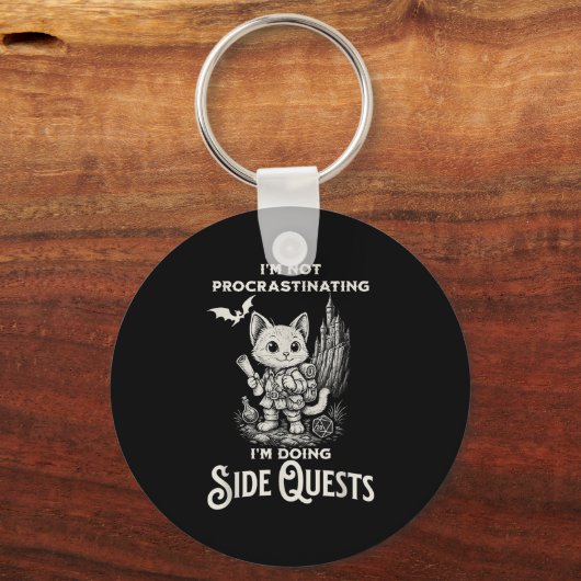 I'm Not Procrastinating I'm Doing Side Quests Rpg  キーホルダー (正面)
