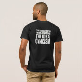 "I'm Not Procrastinating, I'm Marinating The Idea" Tシャツ (裏面フル)